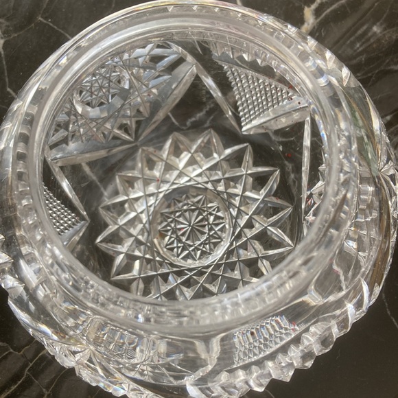 🎉💕🏆HP Sterling and cut crystal powder jar🎊🎈☘️ - Picture 6 of 7